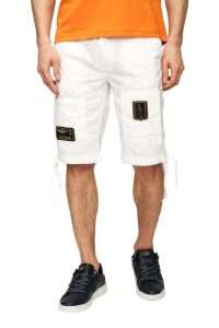 Aeronautica Militare BE041CT1122-73062Frecce Tricolori Anti-G bermuda shorts Off White
