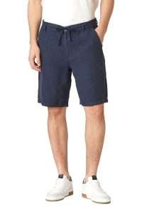 Aeronautica Militare BE253CT3508-8394 Linen Bermuda Shorts with Drawstring Militare Olive Washed