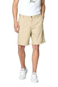 Aeronautica Militare BE251CT3505-57597 Cotton poplin chino bermuda Antelepo beige washed