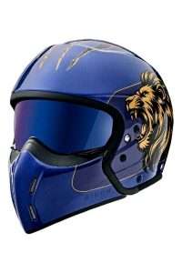 Aeronautica_Militare KS0924-8401 Κράνος από Composite Carbon ( ανθρακονήματα) Blu