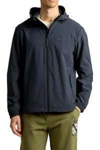Aeronautica Militare AB3051-8184 Stretch packable hooded jacket Blu Navy (