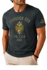 Aeronautica Militare TS2529-8184 Typhoon EFA cotton T-shirt Blue