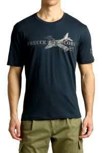 Aeronautica Militare TS2541-8184 MB-339 printed T-shirt Blue Navy