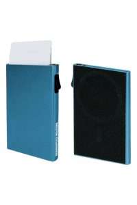 Aeronautica Militare AM261-AZ Magnetic card holder – Mag Wallet Azzurro