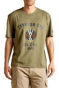 Aeronautica Militare TS2529-7304 Typhoon EFA cotton T-shirt Lichen Green
