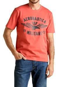 Aeronautica Militare TS2533-57620 Ανδρικό T-Shirt με Logo Paprika