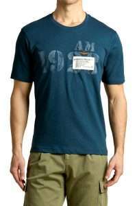 Aeronautica Militare TS2524-21315 Ανδρικό T-Shirt με Vintage Στάμπα 1923 AM Titan Avio
