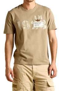 Aeronautica Militare TS2524-57618 Ανδρικό T-Shirt με Vintage Στάμπα 1923 AM Winter Twig