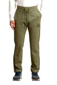 Aeronautica Militare PF1035-7309 Men’s Viscose Interlock Sweatpants Frecce Tricolori Verde Lavato