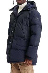 Aeronautica Militare AB3082-8184 Men’s Ripstop Down Parka Blu Navy