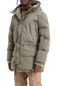 Aeronautica Militare AB3082-94770 Men’s Ripstop Down Parka Tea Leaf