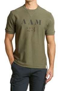 Aeronautica_Militare TS2547-7309 Ανδρικό T-Shirt Accademia AAM 23 Verde Lavato