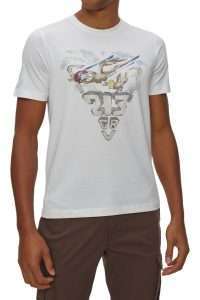Aeronautica_Militare TS2578-73062 Ανδρικό T-Shirt 213° Gruppo “I Verdi” Off White